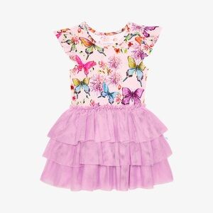 Posh Peanut Colorful Butterfly Tulle tutu Dress